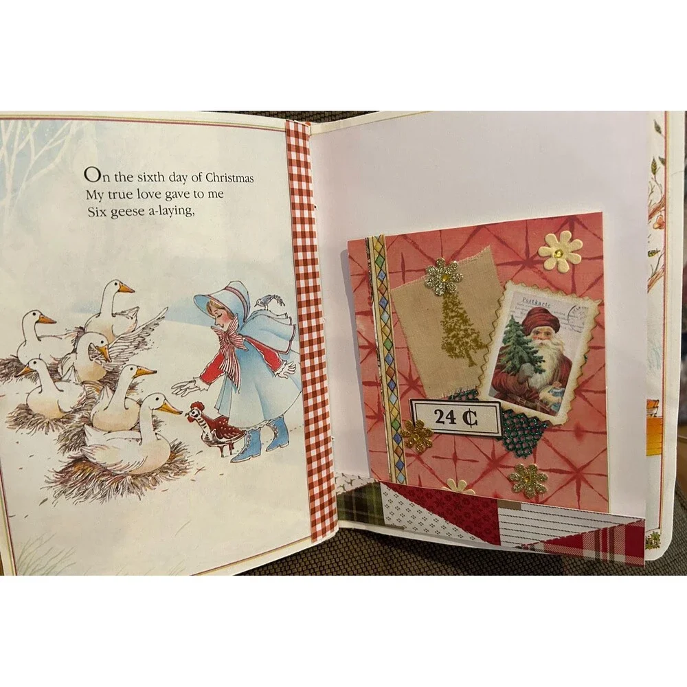 The Tweive Days of Christmas Golden Book Junk Journal